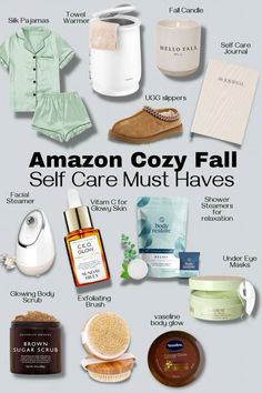 #affiliate Amazon Self Care Must Haves For Fall | Cozy Fall Self Care Routine | Amazon skincare, Everyday essentials products, Skin care routine Self Care Amazon Products, Female Must Haves, Amazon Products Must Have, Must Have Self Care Items, Amazon Must Haves Self Care, Self Care Must Have Products, Beauty Must Haves From Amazon, Self Care Amazon Must Haves, Wellness Must Haves