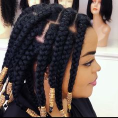 Culture Inspiration, Short Box Braids Hairstyles, Short Box Braids, Nappy Hair, Braids Styles