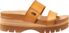 Design: Super soft unlined PVC-free vegan leather straps 2.5” platform adds height and style In-Shoe Comfort: Footbed provides cushioning and rebound support Generous arch support and heel cupping for comfortable all-day wear 100% natural cork footbed cover Durability & Traction: Lightweight and durable chunky lug EVA outsole with a 2.5” platform silhouette with exaggerated notch detail Casual Sandals Womens, High Sandals, Natural Cushions, Sneaker Release, Naturalizer Shoes, Womens Slides, Womens Size Chart, Rei Co-op, Casual Sandals