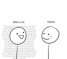 an image of two cartoon faces with the words talk and listen written on them in different languages