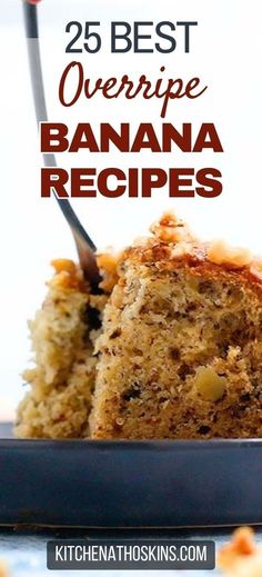 the best overripe banana recipes