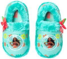 PRICES MAY VARY. OFFICIALLY LICENSED DISNEY: Girls' slippers; Quality merchandise with your beloved characters; Entertaining and inspiring people around the globe for decades HIGH QUALITY: Lightweight, comfortable girls' Moana fuzzy slippers; Your little Disney fan won't want to wear any other footwear CONVENIENT: Let your daughter step out of her boring shoes and into the cute fuzzy Moana slippers; Girls' slippers for fans of Disney's vibrant, tenacious, and optimistic Princess Moana FUN DESIGN Sea Gender, Moana Decorations, Girls Slippers, Princess Moana, Princess Flower, Disney Moana, Kids Slippers, Color Aqua, Kids Pattern