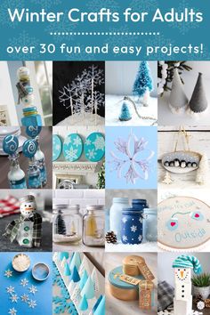 winter crafts for adults over 30 fun and easy projects