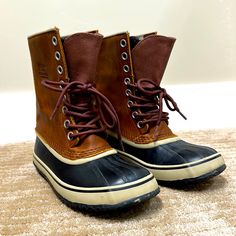 Like New, Only Wore A Few Times. Practically New Condition. Waterproof, Best For Heavy Snow. Heavy Snow, Sorel Womens, Sorel Shoes, Winter Rain, Rain Boots, Womens Boots, Like New, Size 7, Women Shoes