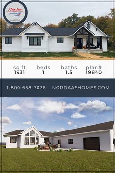 the before and after pictures of a house for sale in north dakota, michigan with text overlaying it