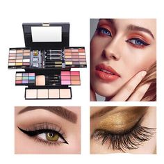 (eBay) Features: Modify skin tone. Makeup tray 1. Style: Beauty. Matt Eyeshadow, Blush Lipstick, Beauty Glazed, Matte Eyeshadow Palette, Glitter Eye, Matte Makeup, Colors For Skin Tone, Blush Highlighter, Glitter Eyes