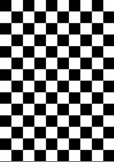 a black and white checkerboard pattern is shown