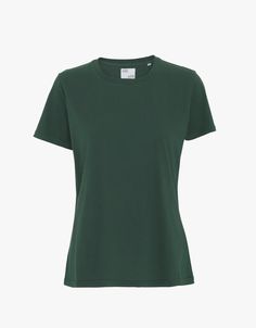 Women Light Organic Tee - Emerald Green – Colorful Standard US Otley Run, Emerald Green Top, Recycled Shirts, Oxblood Red, Chic Blazer, Sustainable Shopping, Summer Capsule, Workwear Jacket, Spirit Week