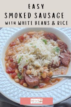 a white bowl filled with beans and rice