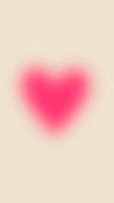 a red heart shaped object in the middle of a white background with pink and yellow highlights