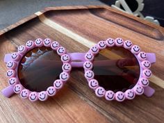 For kids ages 2~10  Pink smiley face sunnies Pink Smiley Face, Smile Gift, Pink Smiley, 1st Birthday Themes, Cute Words, Birthday Planning, Bday Girl, Birthday Themes, Smiley Faces