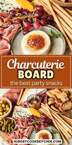 charcuterie board is the best party snacks