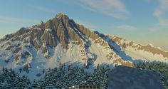 Minecraft Terrain, Minecraft Mountain, Minecraft Images, Crafting Recipes