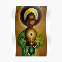 " Indigo Child" Poster for Sale by LoveLightGifts | Redbubble Indigo Child, Indigo Children, Kids Poster, Black Artists