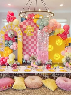 null Backdrop Lettering, 5 Is A Vibe, Vibe Party, Party Marquee, Popcorn Cart, Birthday Sleepover Ideas, Photowall Ideas, Hippie Birthday