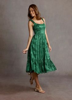 Kenya Dark Green Midi Dress | Azazie Dark Green Formal Dresses, Rehearsal Dinner Dress Bridesmaid, December Wedding Guest Dress, Womens Cocktail Attire, Spring Wedding Guest Attire, Green Wedding Guest Dresses, Dark Green Midi Dress, Dark Green Wedding, Green Formal Dresses