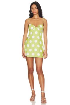 Forever Darling Polka Dot Mini Dress | Jewelclues Polka Dot Mini Dress, Modern Society, Bodice Top, Darling Dress, Lemonade Stand, Crop Top Blouse, Out And About, Cutout Dress, For Love And Lemons