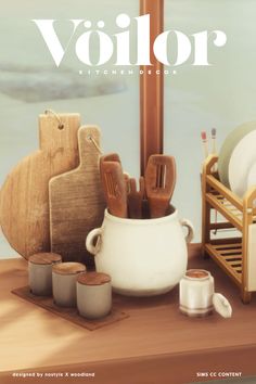 the cover of vollor kitchen decor magazine