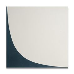 an abstract painting with white and blue colors