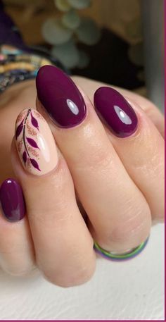 Oval Gel Nails Fall, October Birthday Nails, September Nails, November Nails, Classy Nail Designs, October Nails, Inspired Nails, Nail Bed