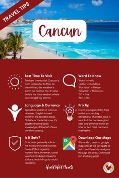 cancun mexico travel tips Mexico Trips, Cancun Itinerary, Places To Visit In Cancun Mexico