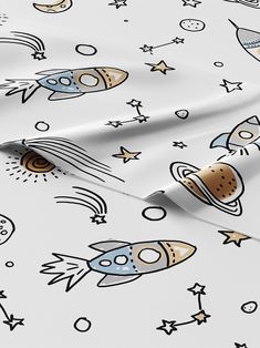 an image of space themed wrapping paper