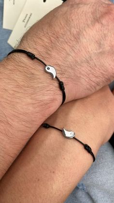 Pair Bracelets, Ying Yang Friendship Bracelet, Yin Yang Bracelet Couple, Ying Yang Bracelet For Men, Yin And Yang Friendship Necklaces, Yin Yang Necklace Couple, Yin Yang Bracelet, Small Bracelets, Ying Yang