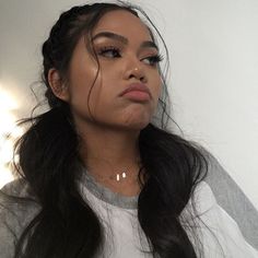 caption dis Baddie hairstyles, Baddie hairstyles latina, Long hair styles Hairstyles Latina, Baddie Hairstyles Latina, Baddie Hairstyles, Grunge Hair, Aesthetic Hair, Long Black, Hair Looks, Hair Goals, New Hair