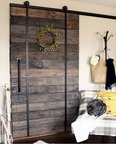 the sliding barn door plans are easy to build and can be used in any room