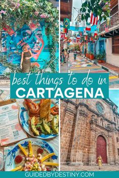 the best things to do in cartagena, mexico with text overlaying it