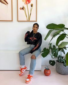 Orange Shoes Outfit, Outfit Dunk, Dunk Low Outfit Women, Dunk Low Orange, Shoes Outfit Ideas, Nike Dunks Low, Neon Prom Dresses