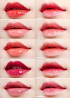 —pinterest; @sagirisai Korean Makeup Hacks, Best Makeup Tutorials, Lip Beauty