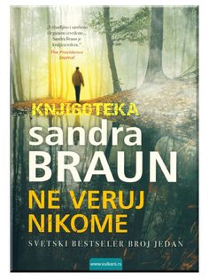 the book cover for ne veru nikome by sandara braun, which is