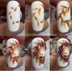 Nail Art Box, Nail Art Noel, 3d Nail Art Designs, Nail Design Video, Art Deco Nails, Manicure Nail Designs, Nail Drawing, Gel Nail Art Designs, Nail Designs Tutorial