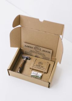 The Naked Shave Kit in Brown Sustainable Ideas, Live Sustainably, Eco Store, Beeswax Wraps, Ethical Clothing Brands, Sustainable Wardrobe, Boutique Owner, Close Shave