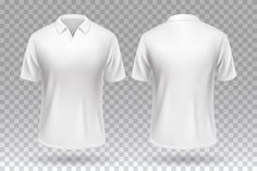 White blank T-shirt front and back template mockup design isolated. Plain White Shirt Front And Back, Tshirt Mockup Free, Back Template, Mock Up T Shirt, Plain White Shirt, Plain White T Shirt, Free T Shirt Design, T Shirt Design Template, T Shirt Png