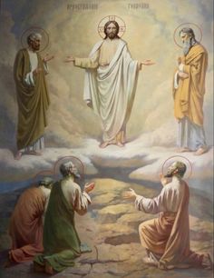 the three jesuss are depicted in this painting