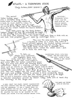 an old drawing shows how to use a stick for archery practice, with instructions on how to