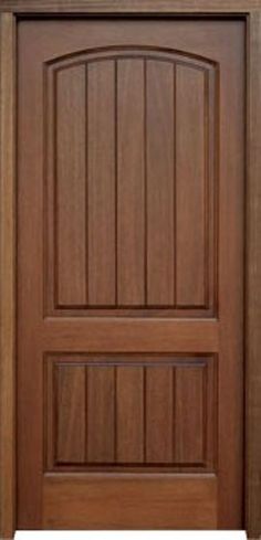 the front door is made from wood and has two side panels on each side, one panel