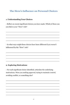 (+40 pages of evidence based exercises and techniques)    What’s Included?   Self-Assessment Pros and Cons of Being the Hero Connecting Your Past and Present Roles The Hero's Influence on Personal Choices Linking the Hero Role to Self-Esteem Challenging Perfectionism Accepting Imperfection Setting Realistic Standards Detachment with Love Learning to Say No Understanding and Expressing Needs Prioritizing Self-Care Managing Stress Overcoming Emotional Suppression Rediscovering Your Identity Beyond Emotional Suppression, Accepting Imperfection, Dysfunctional Family Roles, Family Roles, Counseling Worksheets, Mental Health First Aid, Positive Mental Health, Writing Therapy, Dysfunctional Family