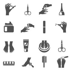 Manicure And Pedicure Black Icons Set 484931 Vector Art at Vecteezy Pedicure Drawing, Manicure And Pedicure, Icon Set, Vector Art, Image Search, Manicure, Nail Art, Nails, Drawings