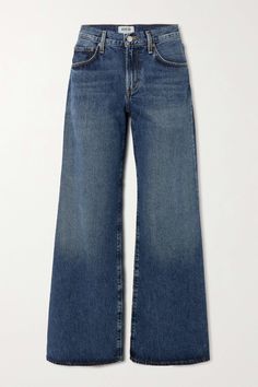 Shop AGOLDE Clara Baggy low-rise flared organic jeans, Explore the latest AGOLDE women's collection today on NET A PORTER Jeans Colours For Women, Jeans Trend 2024, Must Have Jeans For Women, Fall Winter Capsule Wardrobe, Net Sustain, Wide Legged Jeans, Outfits Jeans, Winter Capsule Wardrobe