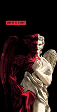 Art Wallpaper Iphone Dark, Double Face Drawing, Evil Angel Art, Dark Satanic Art, Art Wallpaper Dark, Satanic Wallpaper, Dark Satanic, Satanic Tattoos