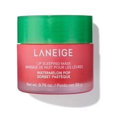 Laneige Watermelon Lip Mask, Laneige Watermelon, La Neige Lip Mask, Lange Lip Mask, Lip Mask Laneige, Laneige Products, Sephora Wishlist, Laneige Lip Mask, Skincare Wishlist