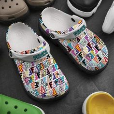 Get your product: Fendi Crocs Crocband Clog Comfortable Water Shoes In Multi Color
1. PRODUCT INFORMATION:

Incredibly light and fun to wear.
Water-friendly and buoyant; weighs only ounces.
Ventilation ports add breathability and help shed water and debris.
Easy to clean and quick to dry.
Upper: Croslite.
Lining: Croslite.
Sole: Croslite.
2. SIZE CHART:
3. RETURN:
We will gladly issue you a replacement item or issue a refund back to your original form of payment for any of the following reasons: Crocband Clog, Custom Crocs, Crocs Crocband, Wooden Clogs, Wooden Shoes, Crocs Shoes, Water Shoes, Special Gift, Slip On Shoes