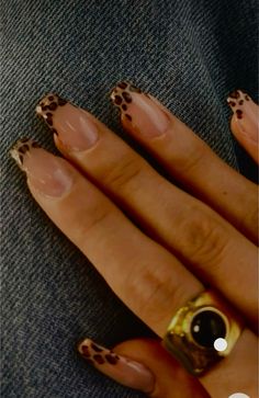 How To Paint Cheetah Print Nails, Ferrari Red Acrylic Nails, Coffin Nails Halloween Simple, Short Nail Inpos Ideas, Nails For Black Hair, Cheetah Design Nails, Nail Inspo Animal Print, Fall Patch Nails, Cheetah Square Nails