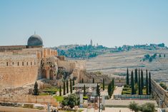 the old city is surrounded by ancient buildings