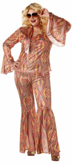 Discolicious Sexy 70's Costume - 60's and 70's Costumes - Candy Apple Costumes Plus Size Costume, California Costumes, Plus Size Costumes, Estilo Hippy