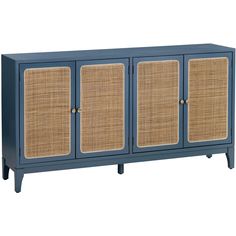 Shoreside 4 Door Sideboard, Blue-High Fashion Home Captain's Hat, Charleston House, Blue Sideboards, Florida Design, Charleston Homes, Bedroom Sideboard, Bookcase Sideboard, Dining Stools, Furniture Redo