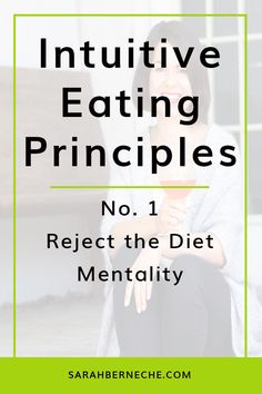 Intuitive eating principles | body positive | reject the diet mentality | dieting | nutrition New post this week on sarahberneche.com outlining the first principle of intuitive eating: ditching the diet mentality. Bad Knees, Anti Dieting, First Principle, Healthy Bacteria, Mental Training, Intuitive Eating, Body Positive, Proper Nutrition, Mindful Eating